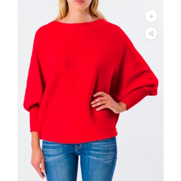 Kerisma RYU Dolman Pink Red Oversized G550 Sweater Sz M / L - Picture 2 of 15